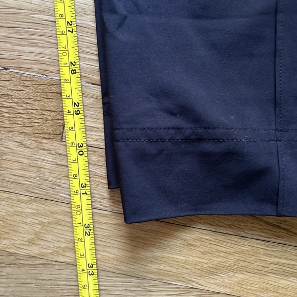 Athleta Cargo Pants Women 14 Vienna Hybrid Black Stretch Zip Pockets Performance - Picture 8 of 10